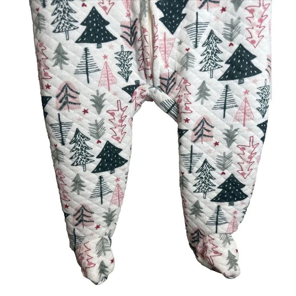 Chick Pea Sleeper Christmas Trees Size 6-9 Months Unisex Holiday Festive Winter